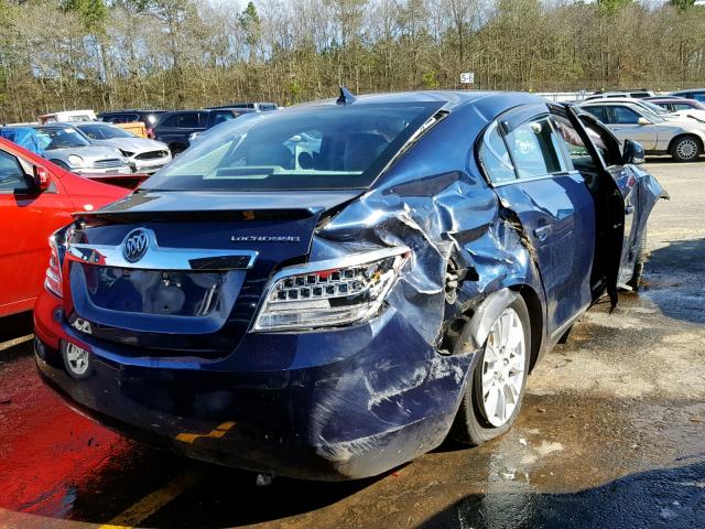 1G4GD5ER2CF235245 - 2012 BUICK LACROSSE P BLUE photo 4