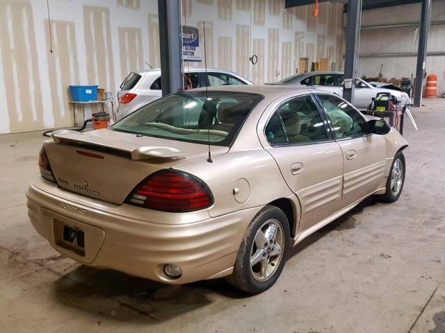 1G2NF52F82C291632 - 2002 PONTIAC GRAND AM S Ոսկեգույն լուսանկար 4