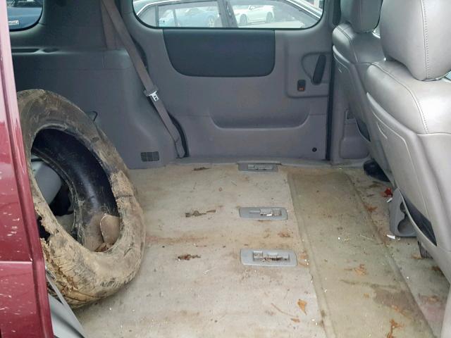 5GADV23107D200562 - 2007 BUICK TERRAZA CX BURGUNDY photo 6