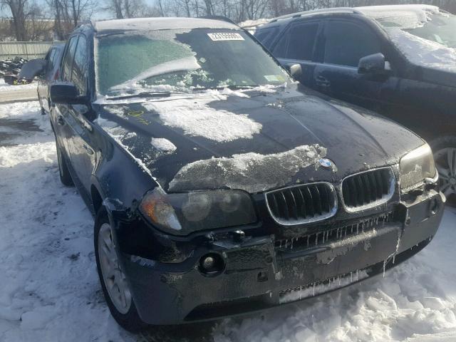 WBXPA73404WC43870 - 2004 BMW X3 2.5I BLACK photo 1