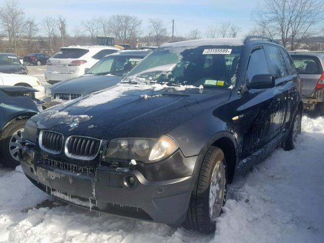 WBXPA73404WC43870 - 2004 BMW X3 2.5I BLACK photo 2