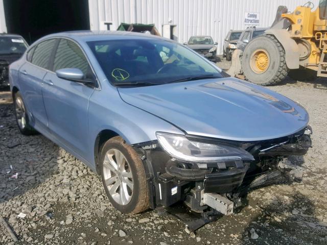 1C3CCCAB8FN705330 - 2015 CHRYSLER 200 LIMITE BLUE photo 1