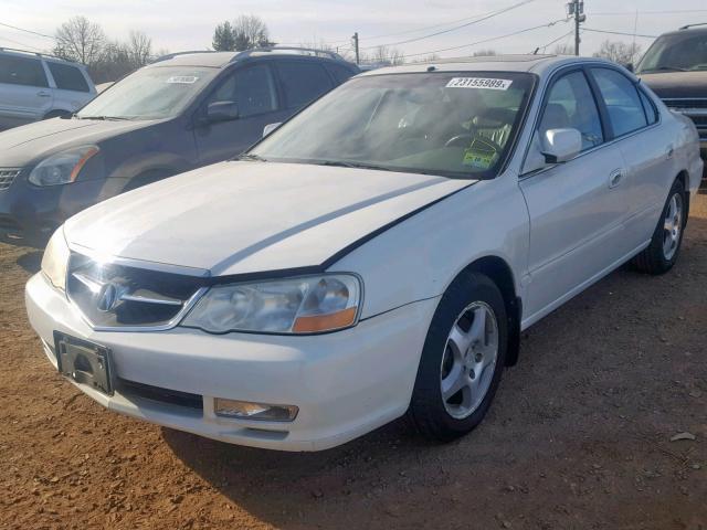 19UUA56763A044021 - 2003 ACURA 3.2TL WHITE photo 2