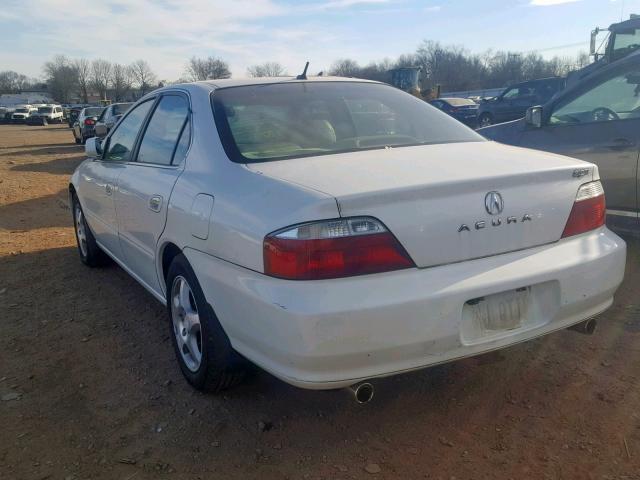 19UUA56763A044021 - 2003 ACURA 3.2TL WHITE photo 3