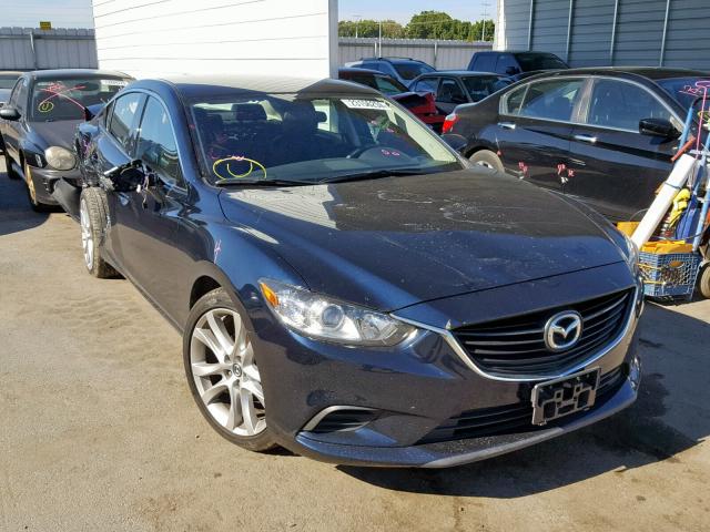 JM1GJ1V56F1204374 - 2015 MAZDA 6 TOURING BLUE photo 1