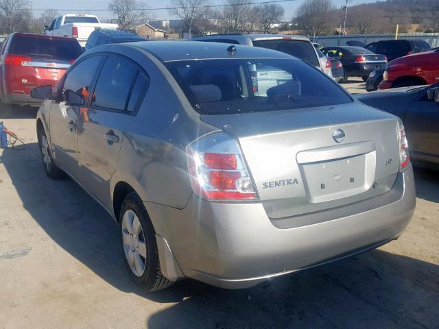 3N1AB61E97L701941 - 2007 NISSAN SENTRA 2.0 GRAY photo 3