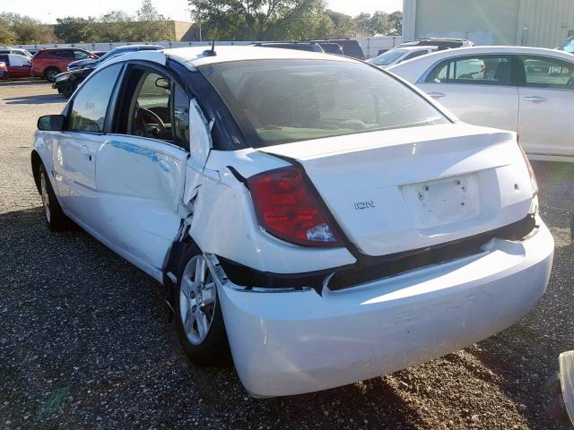 1G8AJ55F37Z209423 - 2007 SATURN ION LEVEL WHITE photo 3