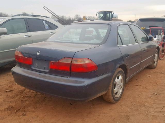 1HGCG667XYA101487 - 2000 HONDA ACCORD EX BLUE photo 4