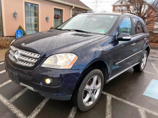 4JGBB86E88A429022 - 2008 MERCEDES-BENZ ML 350 BLUE photo 2