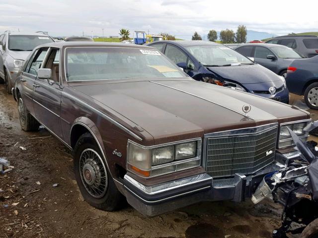 1G6KS6982FE837006 - 1985 CADILLAC SEVILLE BROWN photo 1