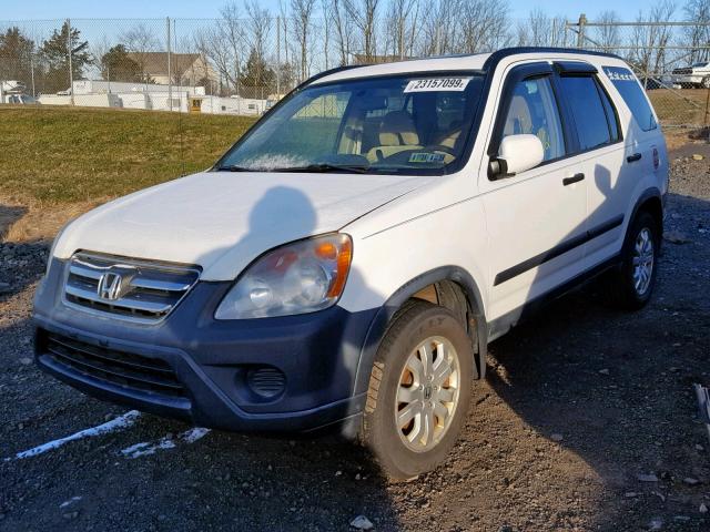 JHLRD78815C000922 - 2005 HONDA CR-V EX 白色 照片 2