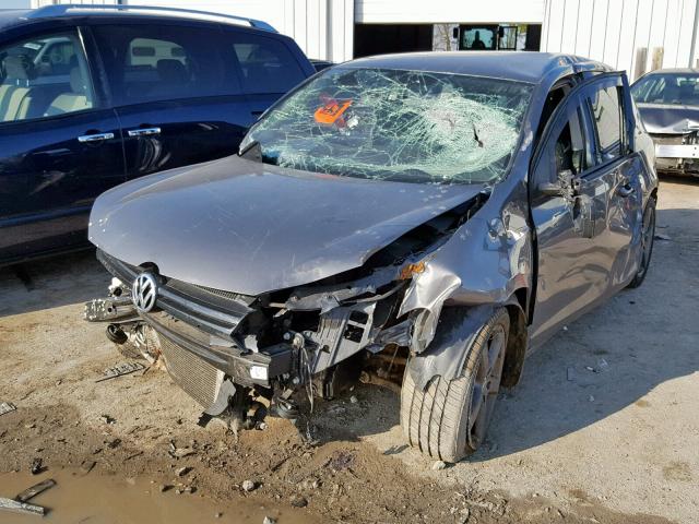 WVWAB7AJXCW287718 - 2012 VOLKSWAGEN GOLF 灰色 照片 2