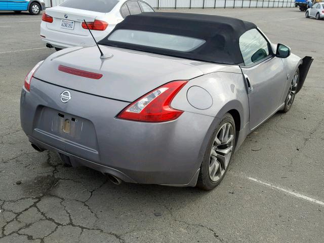 JN1AZ4FHXAM302469 - 2010 NISSAN 370Z CHARCOAL photo 4