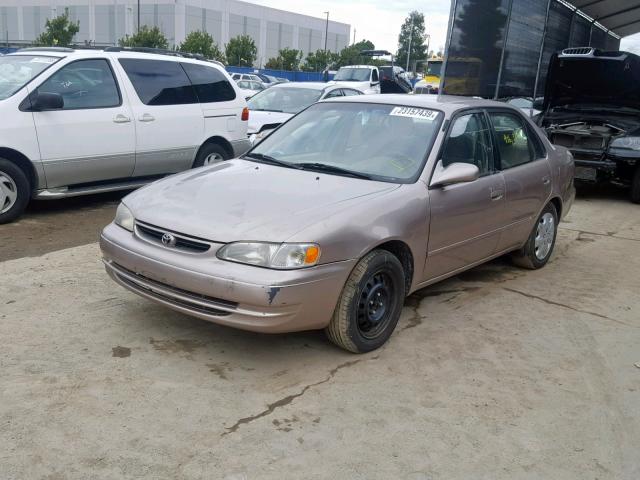 1NXBR12EXXZ275421 - 1999 TOYOTA COROLLA VE GOLD photo 2