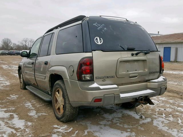 1GNES16S936127322 - 2003 CHEVROLET TRAILBLAZE TAN photo 3