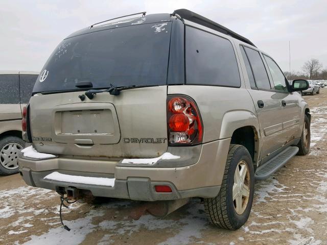 1GNES16S936127322 - 2003 CHEVROLET TRAILBLAZE TAN photo 4