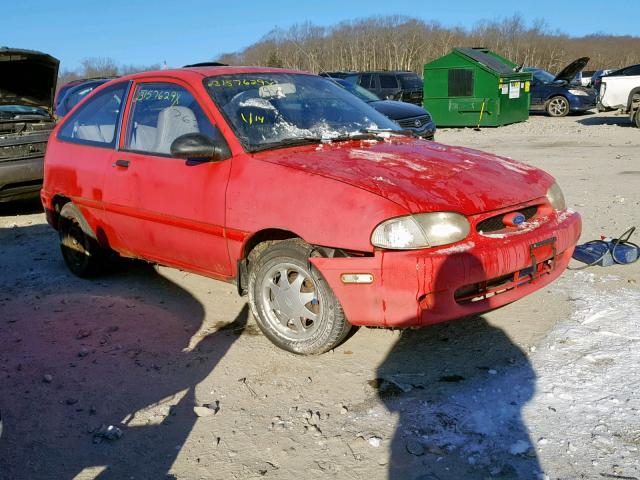 KNJLT05H9V6212920 - 1997 FORD ASPIRE RED photo 9