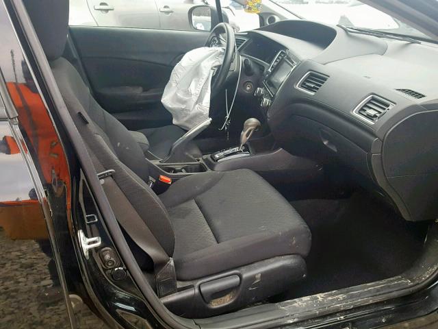 19XFB2F75FE078150 - 2015 HONDA CIVIC SE Қара фото 5