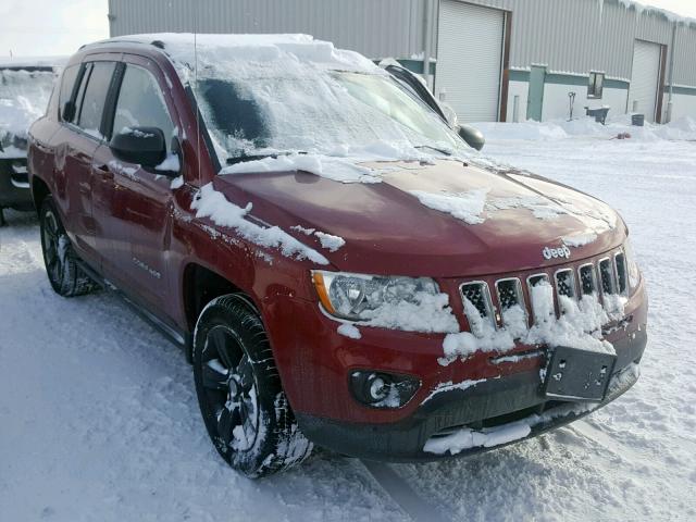 1C4NJDBB3DD190562 - 2013 JEEP COMPASS SP RED photo 1