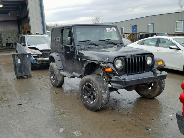 1J4FA49S25P345929 - 2005 JEEP WRANGLER / BLACK photo 1