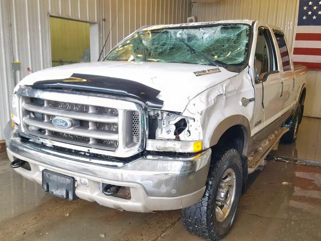 1FTSW31P63EC09934 - 2003 FORD F350 SRW S WHITE photo 2