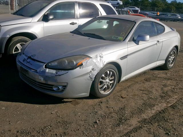 KMHHM66D87U236379 - 2007 HYUNDAI TIBURON GS SILVER photo 1