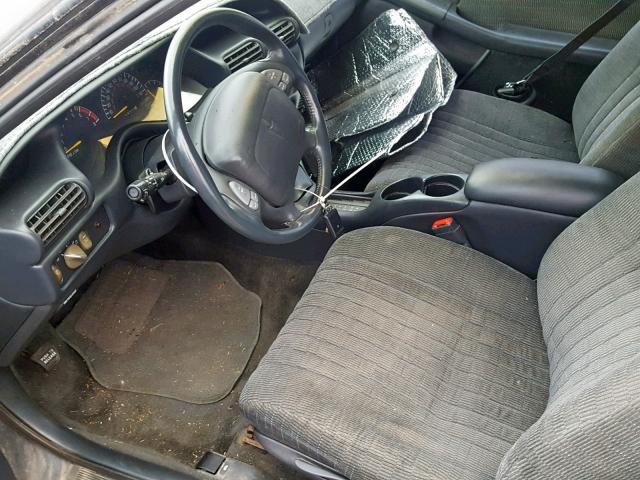 1G2WJ12M6SF206456 - 1995 PONTIAC GRAND PRIX BLACK photo 5