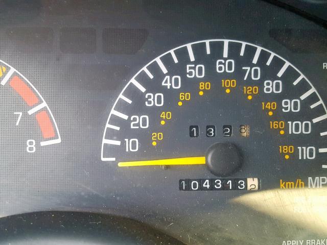 1G2WJ12M6SF206456 - 1995 PONTIAC GRAND PRIX BLACK photo 8