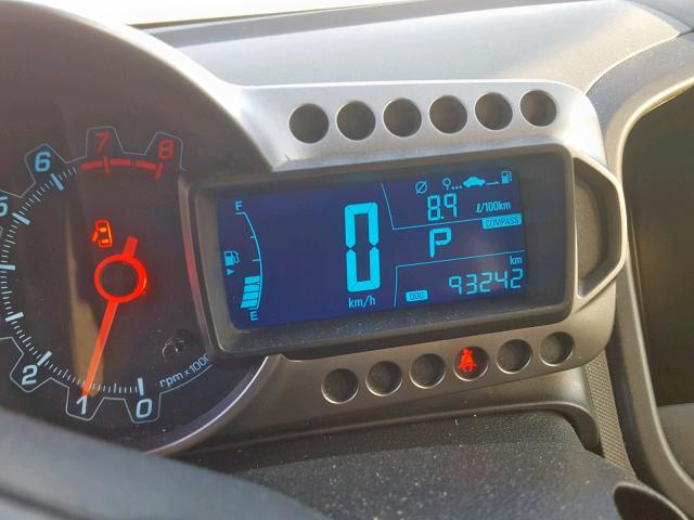 1G1JA5EH6C4132702 - 2012 CHEVROLET SONIC LS 黑色 照片 8