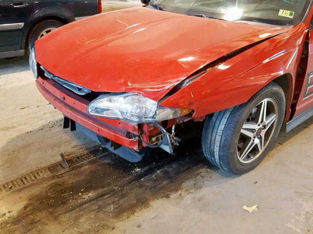 2G1WZ151649345626 - 2004 CHEVROLET MONTE CARL RED photo 9