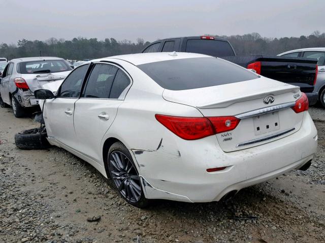 JN1FV7AR8GM451782 - 2016 INFINITI Q50 RED SP WHITE photo 3