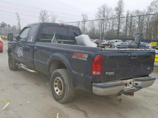 1FTNX21L63EB23721 - 2003 FORD F250 SUPER BLACK photo 3