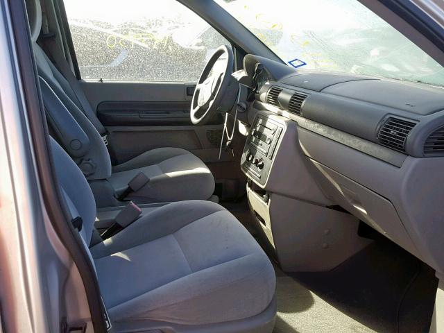 2FMZA57614BA19751 - 2004 FORD FREESTAR S GRAY photo 5