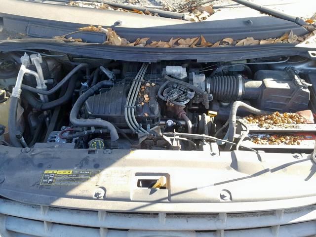 2FMZA57614BA19751 - 2004 FORD FREESTAR S GRAY photo 7