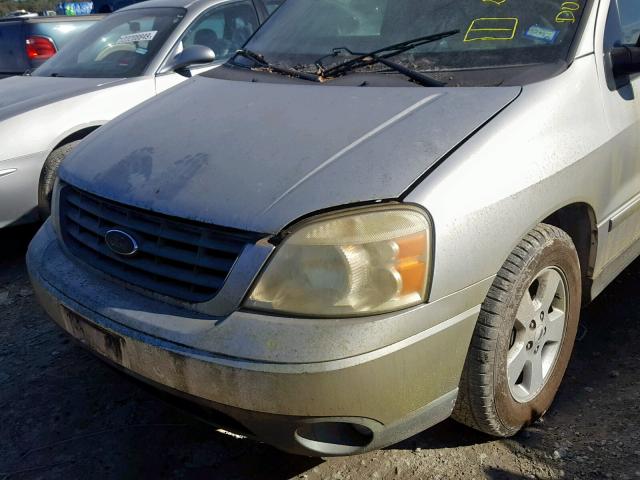 2FMZA57614BA19751 - 2004 FORD FREESTAR S GRAY photo 9