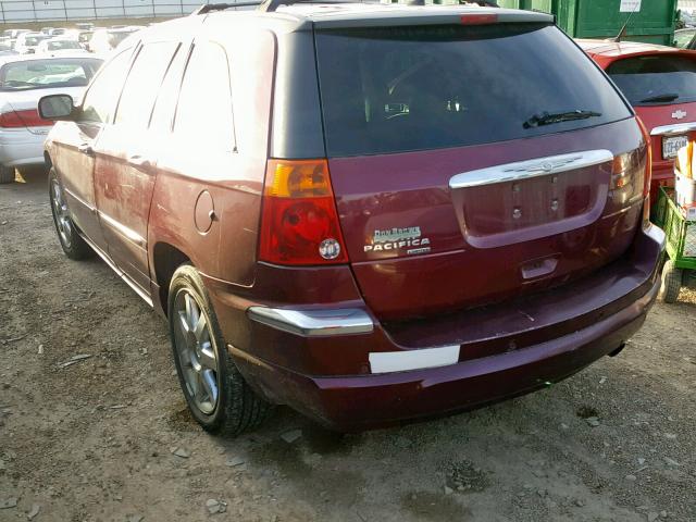 2A8GF78X68R649805 - 2008 CHRYSLER PACIFICA L BURGUNDY photo 3