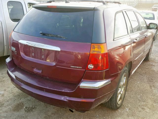 2A8GF78X68R649805 - 2008 CHRYSLER PACIFICA L BURGUNDY photo 4