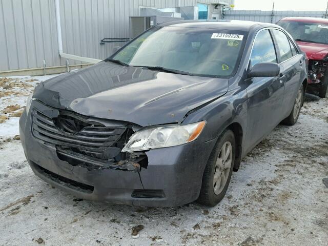 4T1BE46K27U514831 - 2007 TOYOTA CAMRY GRAY photo 2