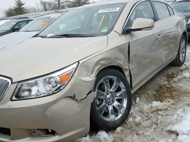 1G4GF5E34CF201023 - 2012 BUICK LACROSSE P TAN photo 9