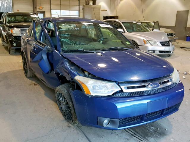 1FAHP36N89W224488 - 2009 FORD FOCUS SES BLUE photo 1