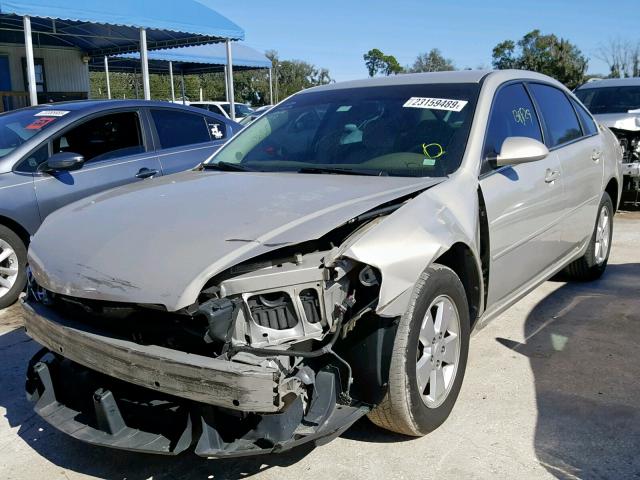 2G1WT58K681371113 - 2008 CHEVROLET IMPALA LT ოქროსფერი ფოტო 2
