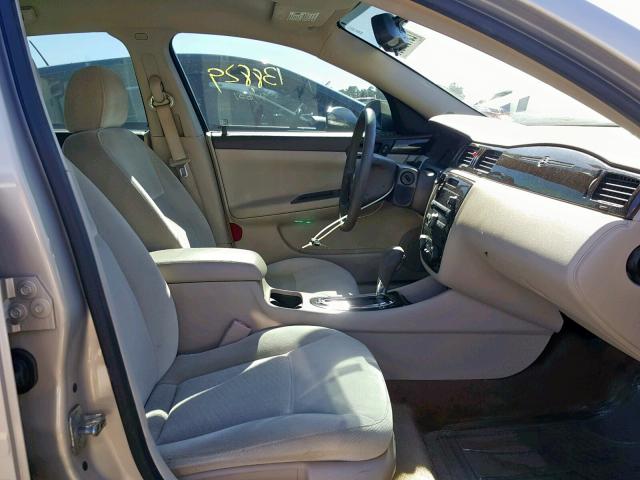 2G1WT58K681371113 - 2008 CHEVROLET IMPALA LT ოქროსფერი ფოტო 5