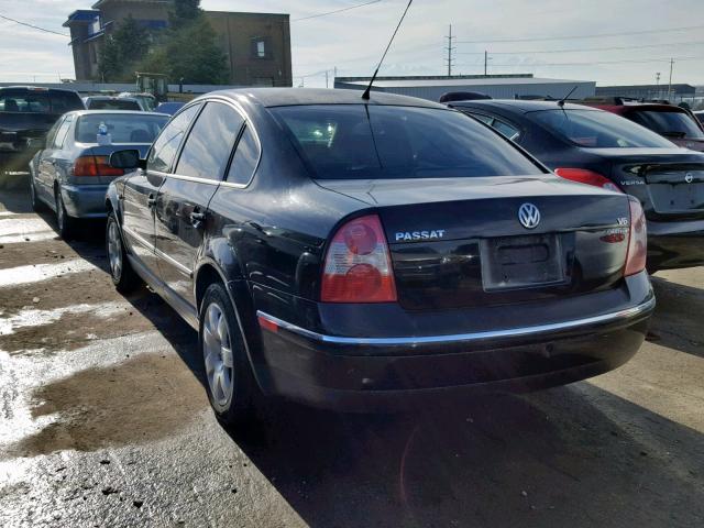 WVWTH63B03P265423 - 2003 VOLKSWAGEN PASSAT GLX 黑色 照片 3