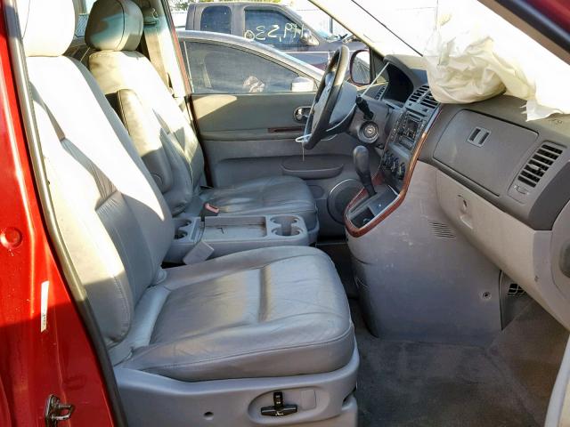 KNDUP131426256701 - 2002 KIA SEDONA EX RED photo 5