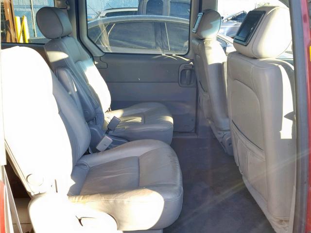 KNDUP131426256701 - 2002 KIA SEDONA EX RED photo 6