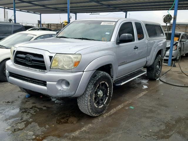 5TETU62N47Z383786 - 2007 TOYOTA TACOMA PRE SILVER photo 2