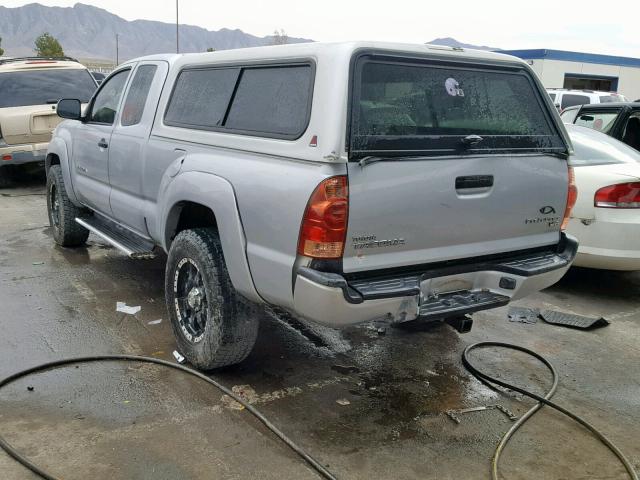 5TETU62N47Z383786 - 2007 TOYOTA TACOMA PRE SILVER photo 3