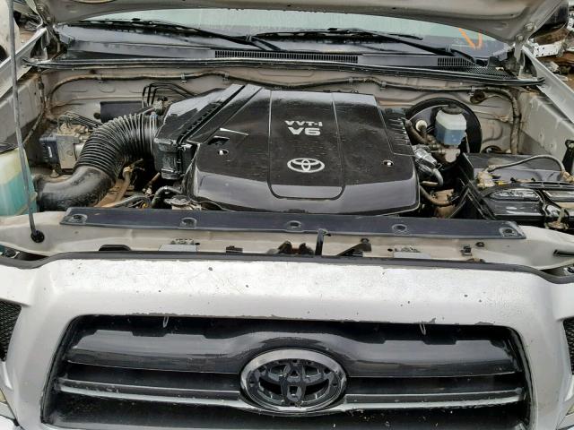 5TETU62N47Z383786 - 2007 TOYOTA TACOMA PRE SILVER photo 7