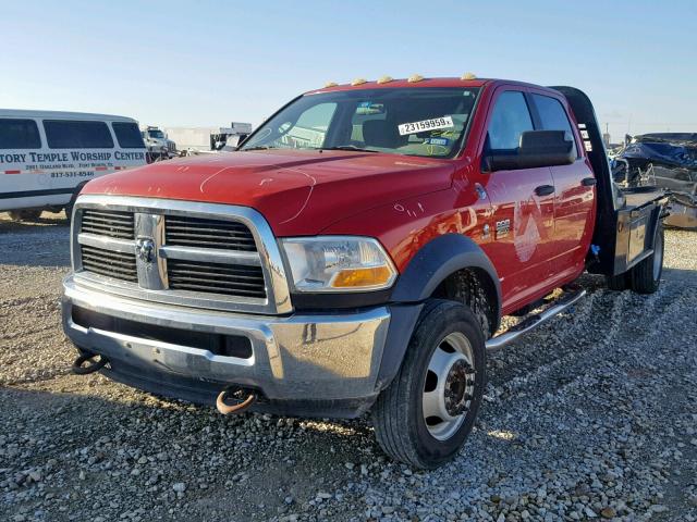 3D6WA6CLXBG502362 - 2011 DODGE RAM 4500 S RED photo 2