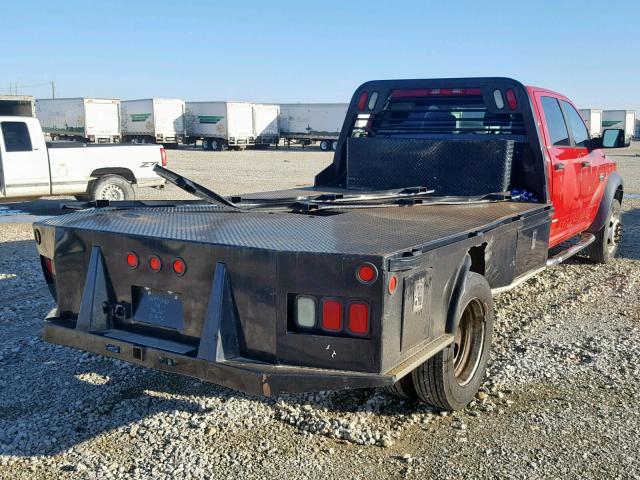 3D6WA6CLXBG502362 - 2011 DODGE RAM 4500 S RED photo 4